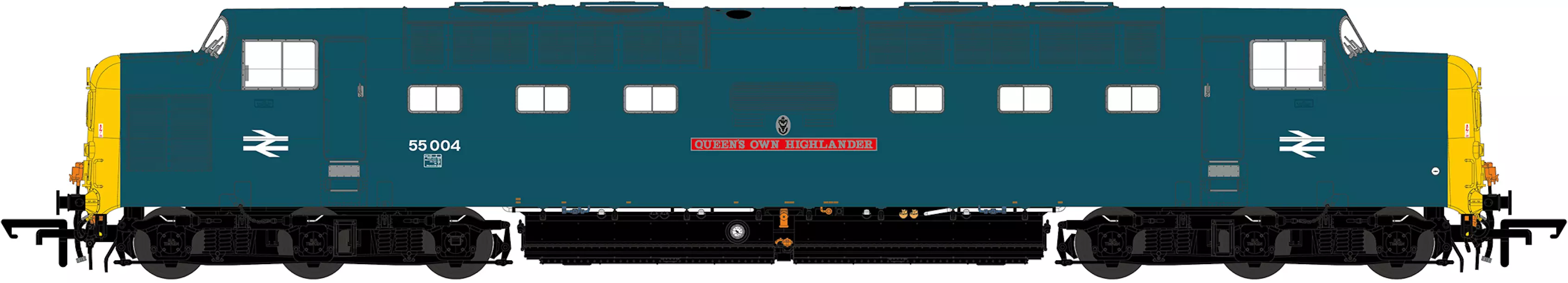 Accurascale ACC2785 Class 55 Deltic 55004 'Queens Own Highlander' BR ...