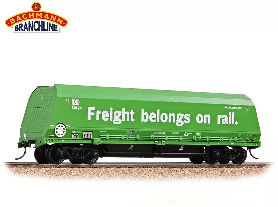 Bachmann 37-865K HRA Bogie Hopper DB Cargo Green ‘Freight Belongs On ...