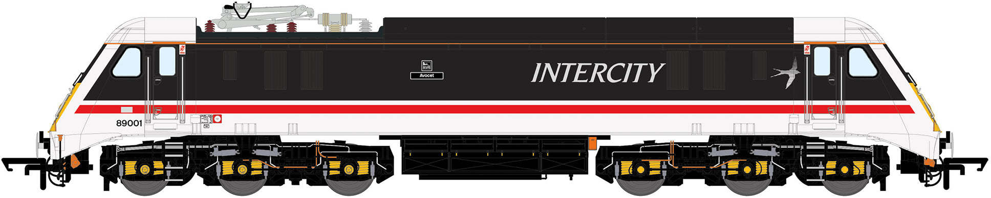 Accurascale ACC2283 Class 89 (89001) 'Avocet' InterCity Swallow ...