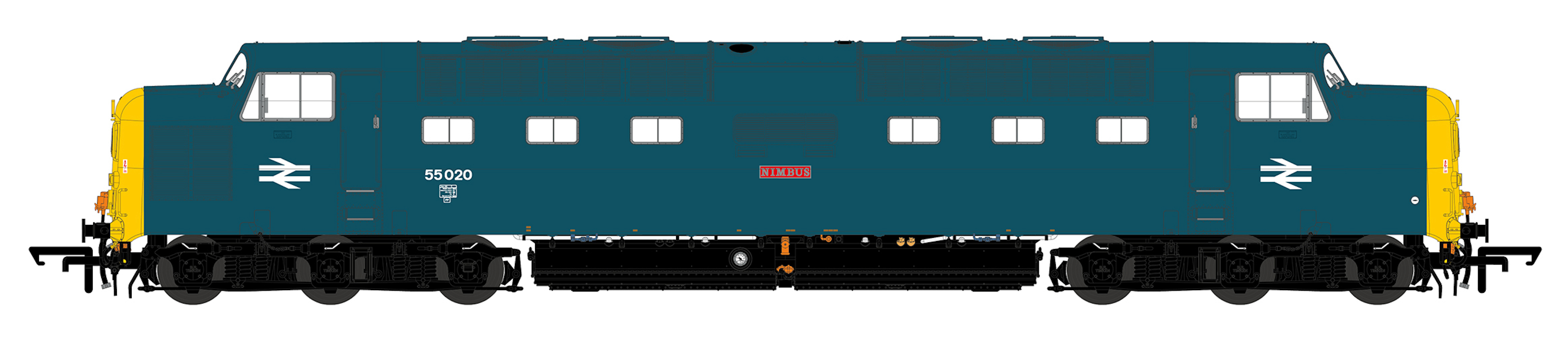 Accurascale CL55 (55015) SOUND 'Tulyar' Class 55 015 Deltic in BR Blue ...