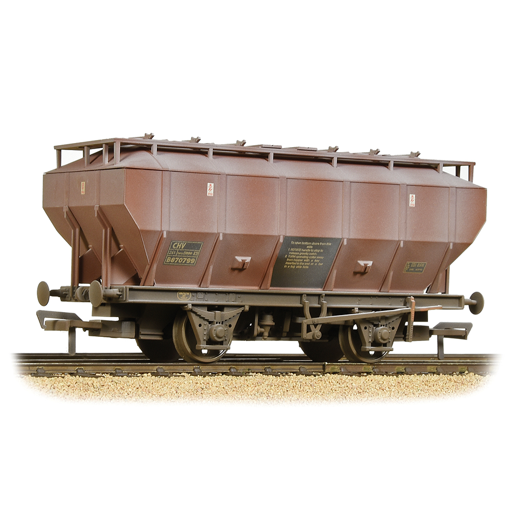 Bachmann Branchline 38-500A BR 35T Covered Hopper Wagon BR Bauxite ...