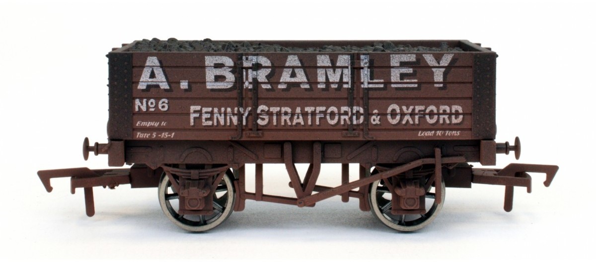 Dapol 4F-052-014 5 Plank Wagon 9' Wheelbase A BRAMLEY #5 Weathered ...