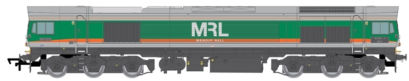 Dapol 4d 005 007d Class 59 59002 Mrl Green Orange Alan J Day Diesel Locomotive Dcc Fitted