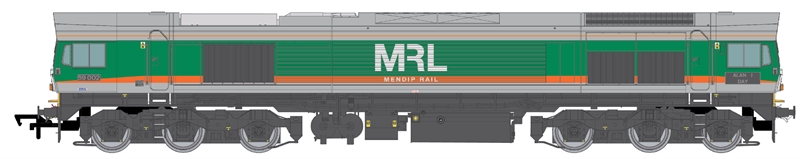 Dapol 4D-005-007D Class 59 59002 MRL Green/Orange Alan J Day Diesel ...