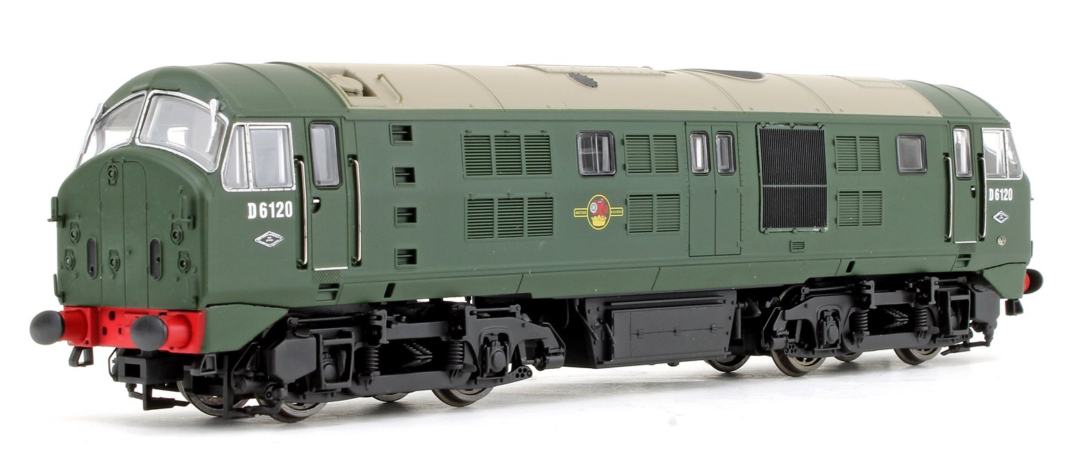 Dapol 4d 025 004 Class 21 D6111 Br Green Small Yellow Panels Diesel Locomotives Railway 0484