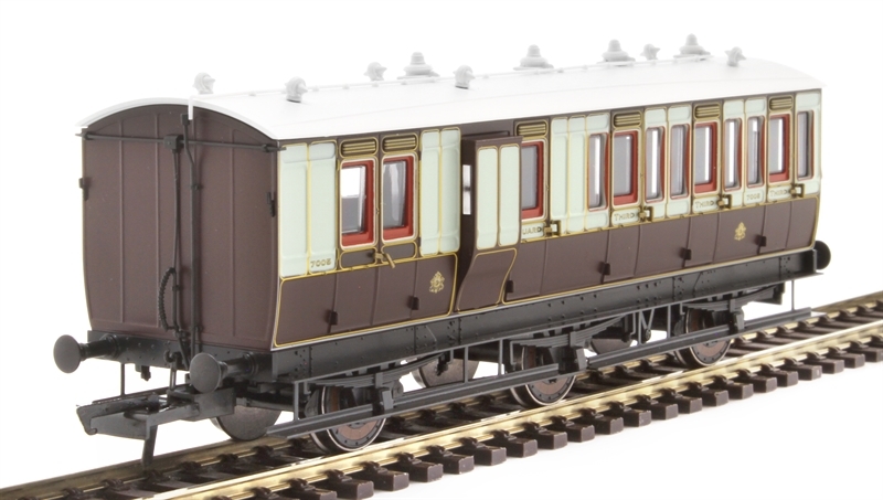 Hattons Originals H4-6BT-301B 6 wheel brake 3rd 7005 in LNWR livery ...