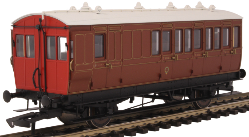 Hattons Originals H4-4BT-1601AL 4 wheel brake 3rd 265 in LBSCR mahogany ...