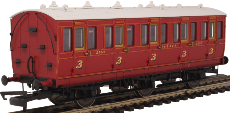 Hattons Originals H4-6T-401A 6 wheel 3rd 2956 in SECR livery :: Railway ...