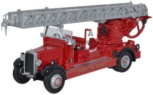 Oxford Diecast 76TLM001 London Fire Brigade Leyland TLM Fire Engine - 1 ...