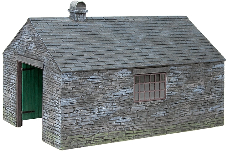 Bachmann Scenecraft 44-0101 Narrow Gauge Slate-Built Engine Shed ...